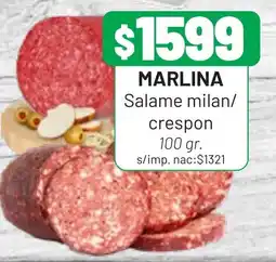 Almacor Marlina salame milan/ crespon oferta