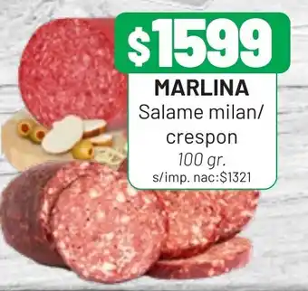 Marlina salame milan/ crespon