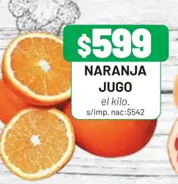 Almacor Naranja jugo oferta