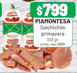 Almacor Piamontesa salchichón primavera oferta