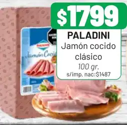 Almacor Paladini jamón cocido clásico oferta