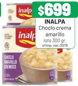 Almacor Inalpa choclo crema amarillo oferta
