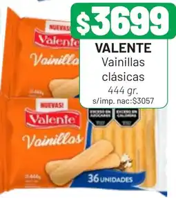 Almacor Valente vainillas clásicas oferta