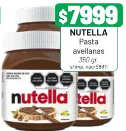 Almacor Nutella pasta avellanas oferta
