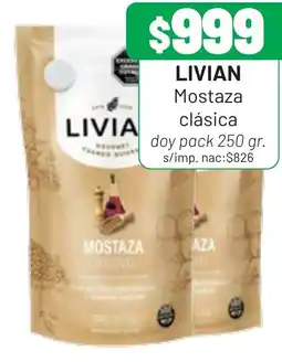 Almacor Livian mostaza clásica oferta