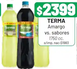 Almacor Terma amargo vs. sabores oferta