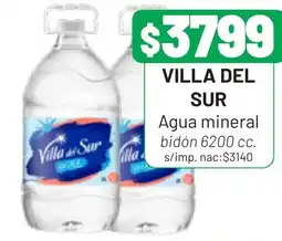 Almacor Villa del Sur agua mineral oferta