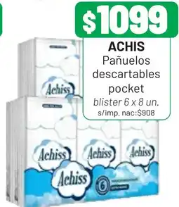 Almacor Achiss pañuelos descartables pocket oferta