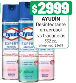 Almacor Ayudín desinfectante en aerosol oferta