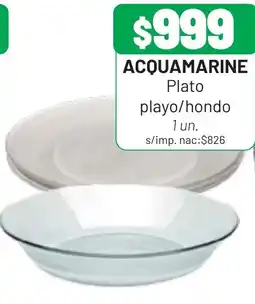 Almacor Acquamarine plato playo/hondo oferta