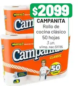 Almacor Campanita rollo de cocina clásico oferta