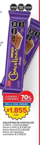 Carrefour Market Chocolinas - galletitas de chocolate oferta