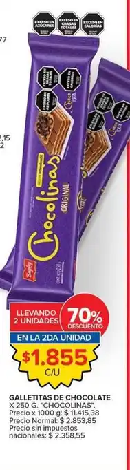 Chocolinas - galletitas de chocolate