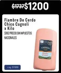 Makro Cagnoli - fiambreria de cerdo chico oferta