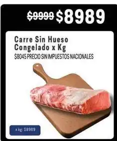 Makro Carne sin hueso congelado oferta