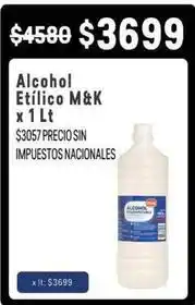 Makro M&k - alcohol etílico oferta