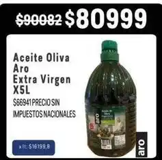 Makro Aro - aceite oliva extra virgen x5l oferta