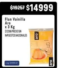 Makro Aro - flan vainilla oferta
