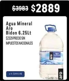Aro - agua mineral bidon