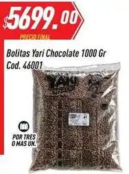 Supermercados Comodin Mas - bolitas yari chocolate 1000 gr cod. 46001 oferta