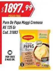 Supermercados Comodin Maggi - pure de papa cremoso re 125 gr cod. 31883 oferta