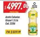 Supermercados Comodin Cañuelas - aceite girasol oferta