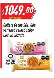 Supermercados Comodin Gaona - galleta sdl vida variedad selecc 160gr cod. 51067/3/5 oferta
