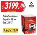 Supermercados Comodin Cabrales - cafe en saquitos 18 un cod. 35042 oferta