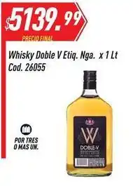 Supermercados Comodin Doble v - whisky etiq. nga. x 1 lt cod. 26055 oferta