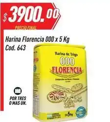 Supermercados Comodin Florencia - harina 000 x 5 kg cod. 643 oferta