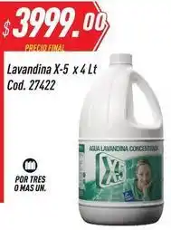 Supermercados Comodin X-5 - lavandina oferta
