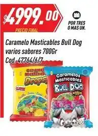 Supermercados Comodin Bull dog - caramelo masticables bull dog varios sabores 700gr cod. 47764/6/7 oferta