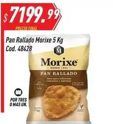 Supermercados Comodin Morixe - pan rallado 5 kg cod. 48428 oferta