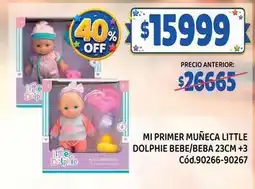 Supermercados Yaguar Off - mi primer muñeca little dolphie bebe/beba 23cm +3 cód.90266-90267 oferta