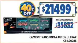 Supermercados Yaguar Off - camion transporta autos oferta