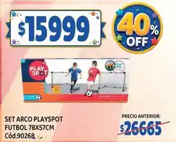 Supermercados Yaguar Off - set arco playspot futbol 78x57cm cód.90268 oferta