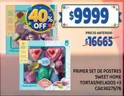 Supermercados Yaguar Off - primer set de postres sweet home tortas/helados +3 cód.90275/76 oferta