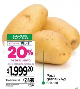 La Anonima Papa granel oferta