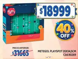 Supermercados Yaguar Off - metegol plays spot 35x34,5cm cód.90269 oferta