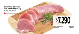 La Anonima La anónima - solomillo de cerdo oferta