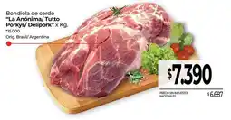 La Anonima Bondiola de cerdo oferta