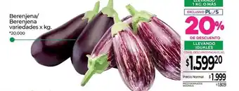 Berenjena/ berenjena variedades x kg