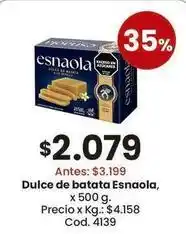 Coto Esnaola - dulce de batata oferta