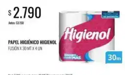 Supermercados Tadicor Higienol - papel higiénico fusión oferta