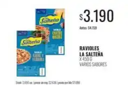 Supermercados Tadicor La salteña - ravoles oferta