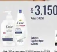 Supermercados Tadicor Dove - jabones liquidos oferta