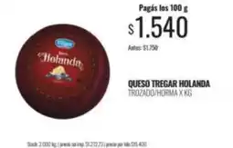 Supermercados Tadicor Tregar - queso tregar holanda trozado/horma oferta