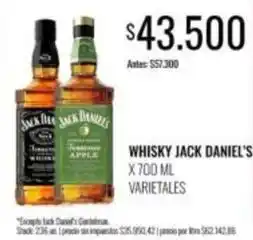 Supermercados Tadicor Jack daniel's - whisky oferta