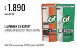 Supermercados Tadicor Cif - limpiador expert antigrasa/baño doy pack oferta