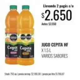 Supermercados Tadicor Cepita - jugo oferta
